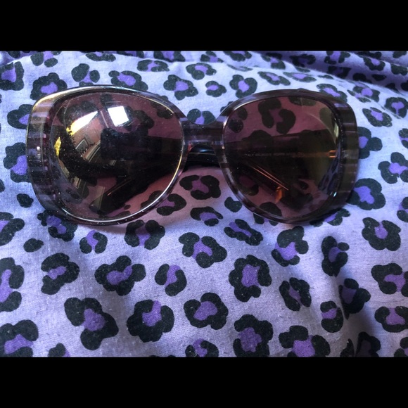 Vintage Gucci purple glitter sunglasses - Picture 3 of 7